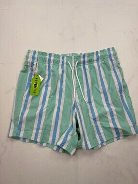 RSQ Swim Trunks Pastel Blue 90s VTG Poolside - Mens S